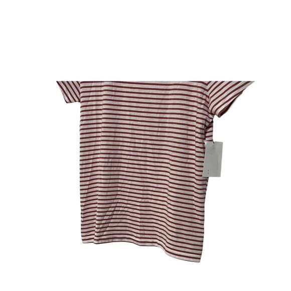 SPLENDID TOP WOMENS SIZE MEDIUM LULU CREW NECK TEE SHIRT RED WHITE STRIPES NEW - Picture 7 of 12